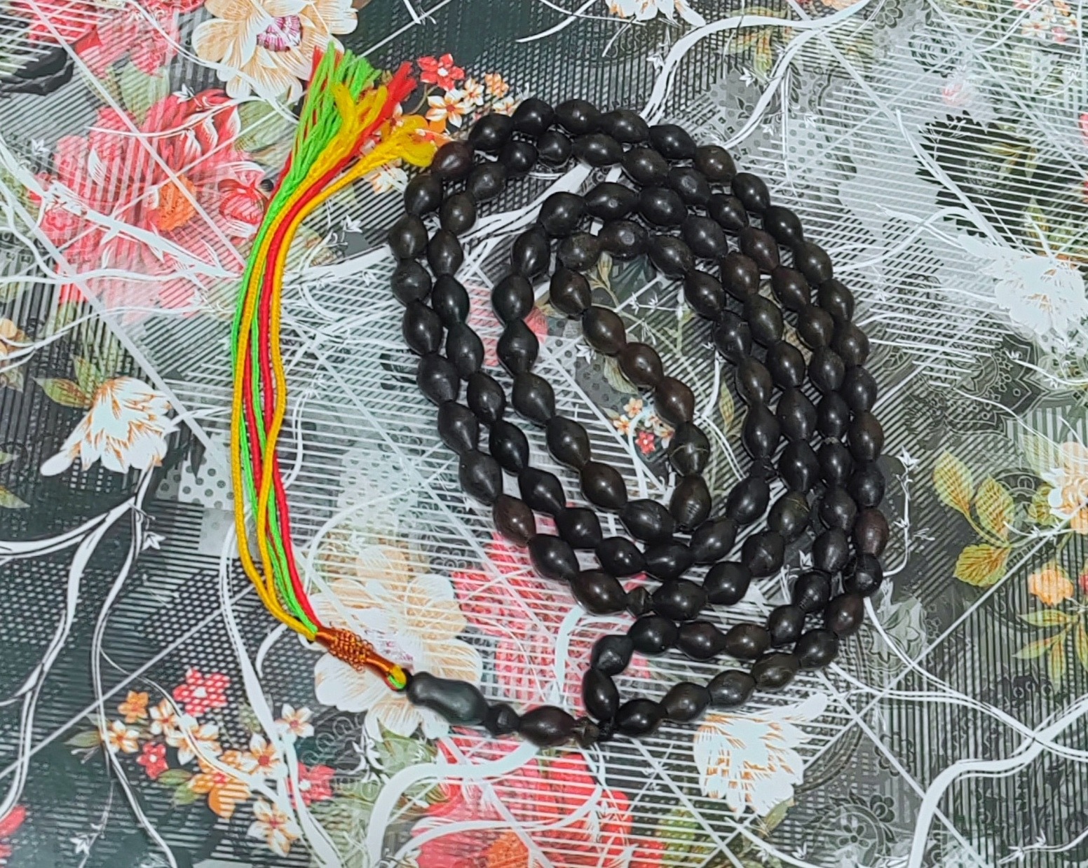 تسبیح سنگ شاه مقصود جلال آباد قهوه ای کلکسیونی