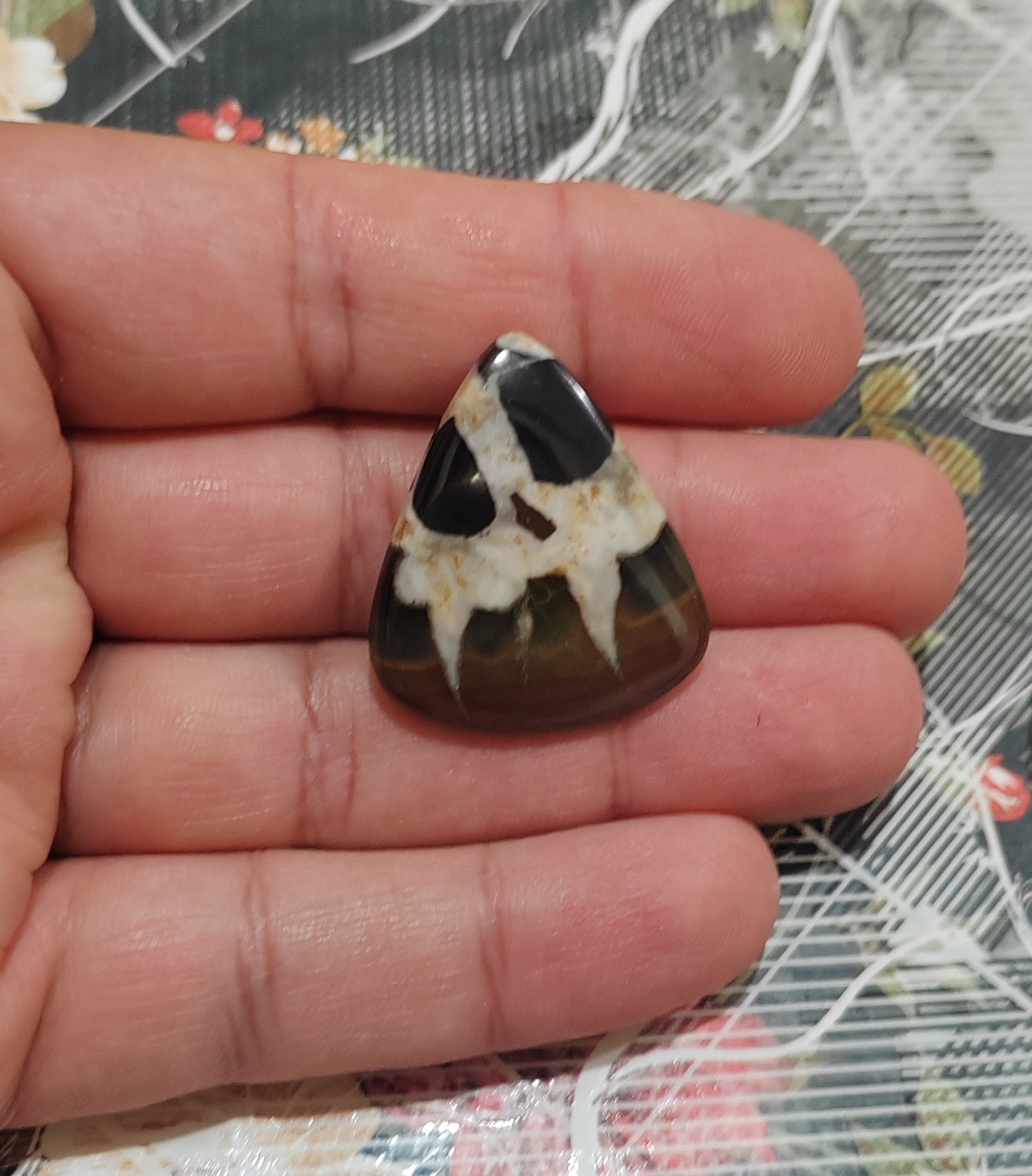 نگین سپتارین سیاه معدنی کد 5