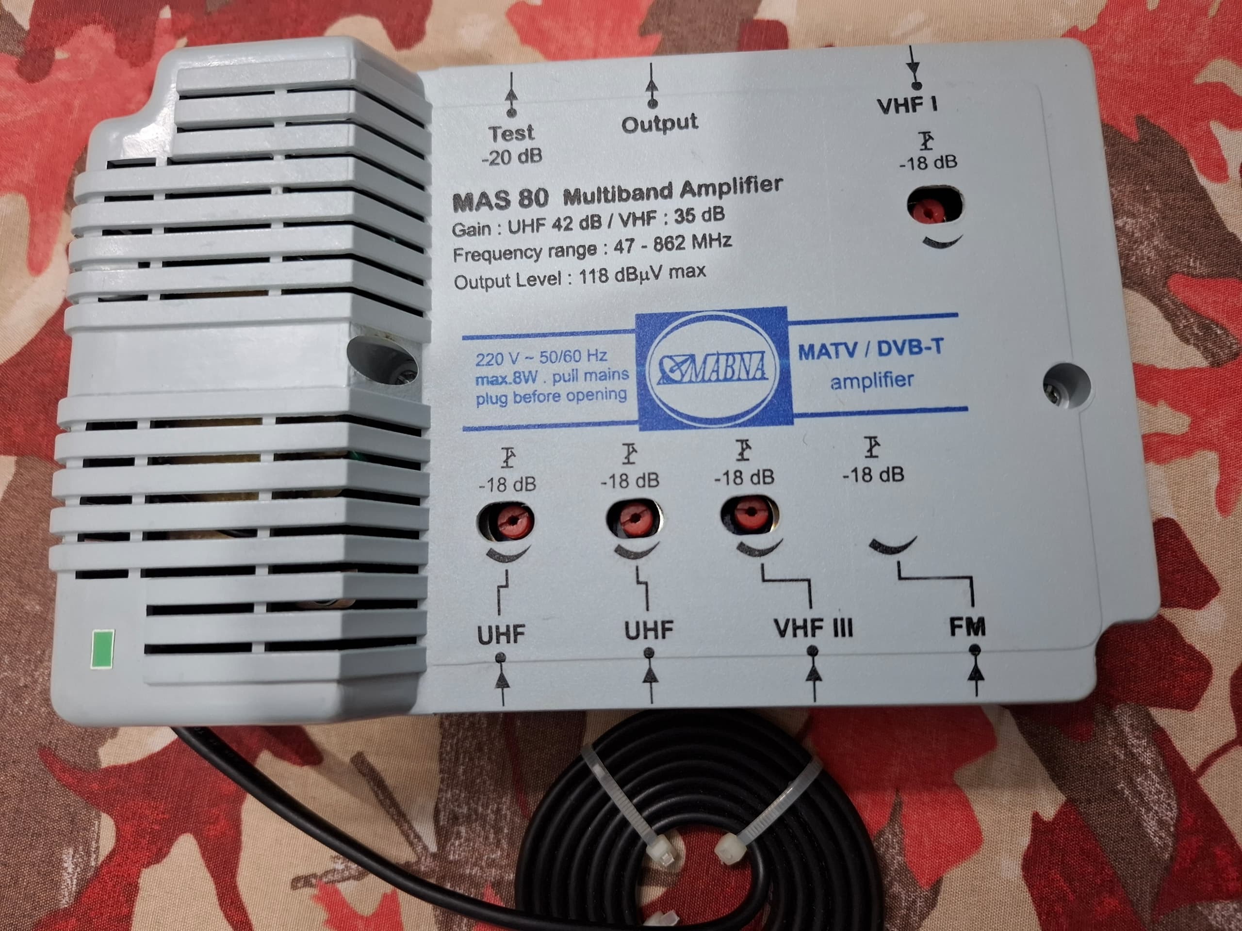 تقویت کننده آنتن مرکزی Mabna Mas 80
