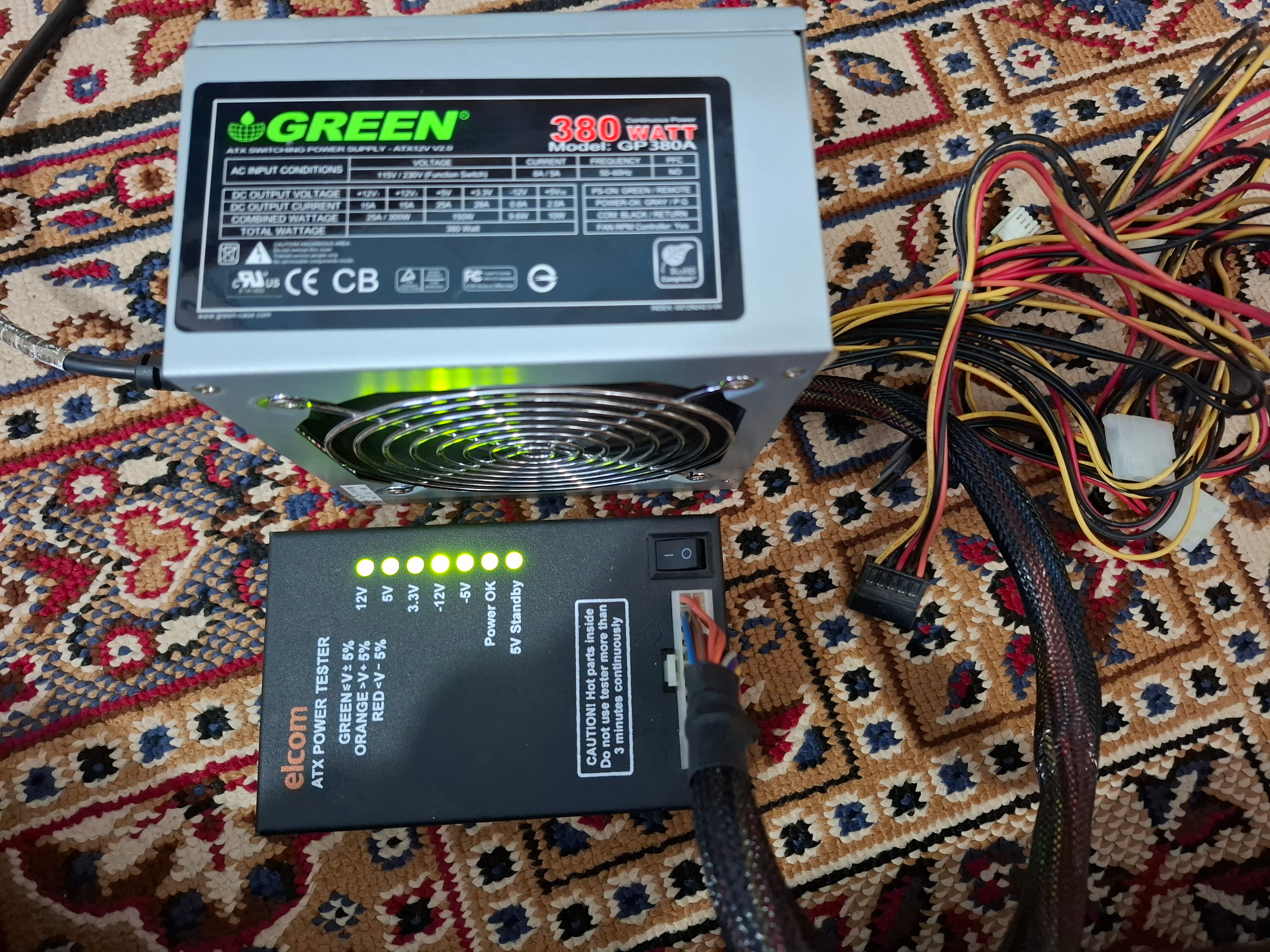 پاور گرین GP380A فن بزرگ کد 10