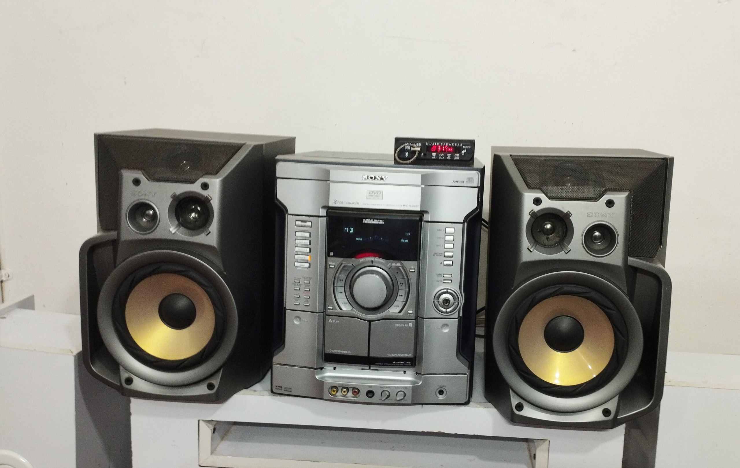 ضبط سونی 3500 وات RV990D باند VX7AG فلش بلوتوث
