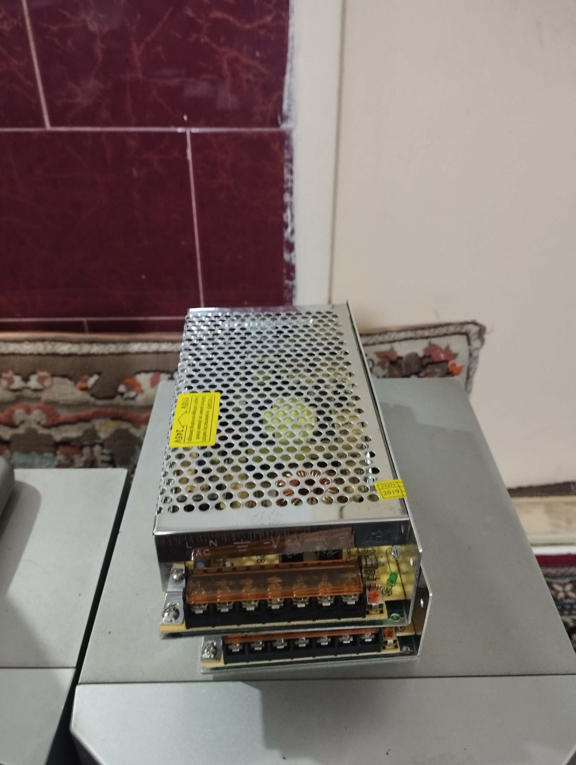 2 عدد پاور سوییچ آداپتور صنعتی 12 ولت 10 آمپر