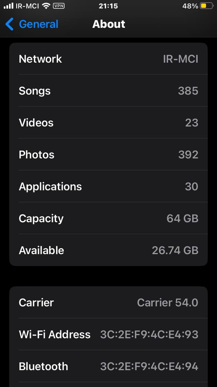 ایفون 8 سفید