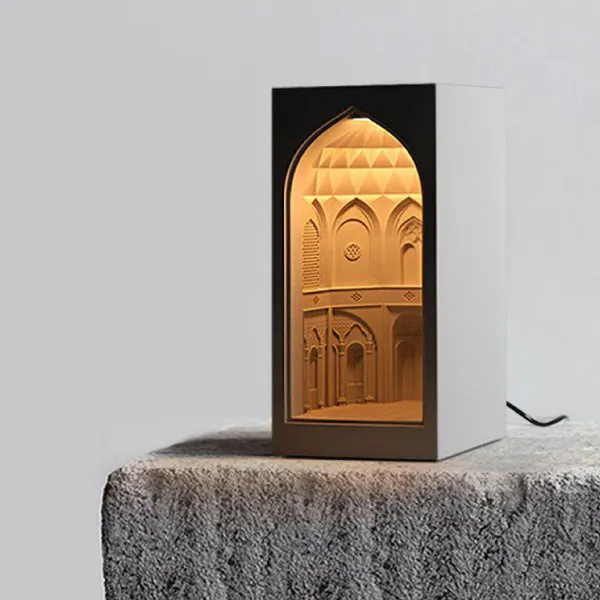 چراغ سنگی آیدی هوم مدل معماری ایرانی