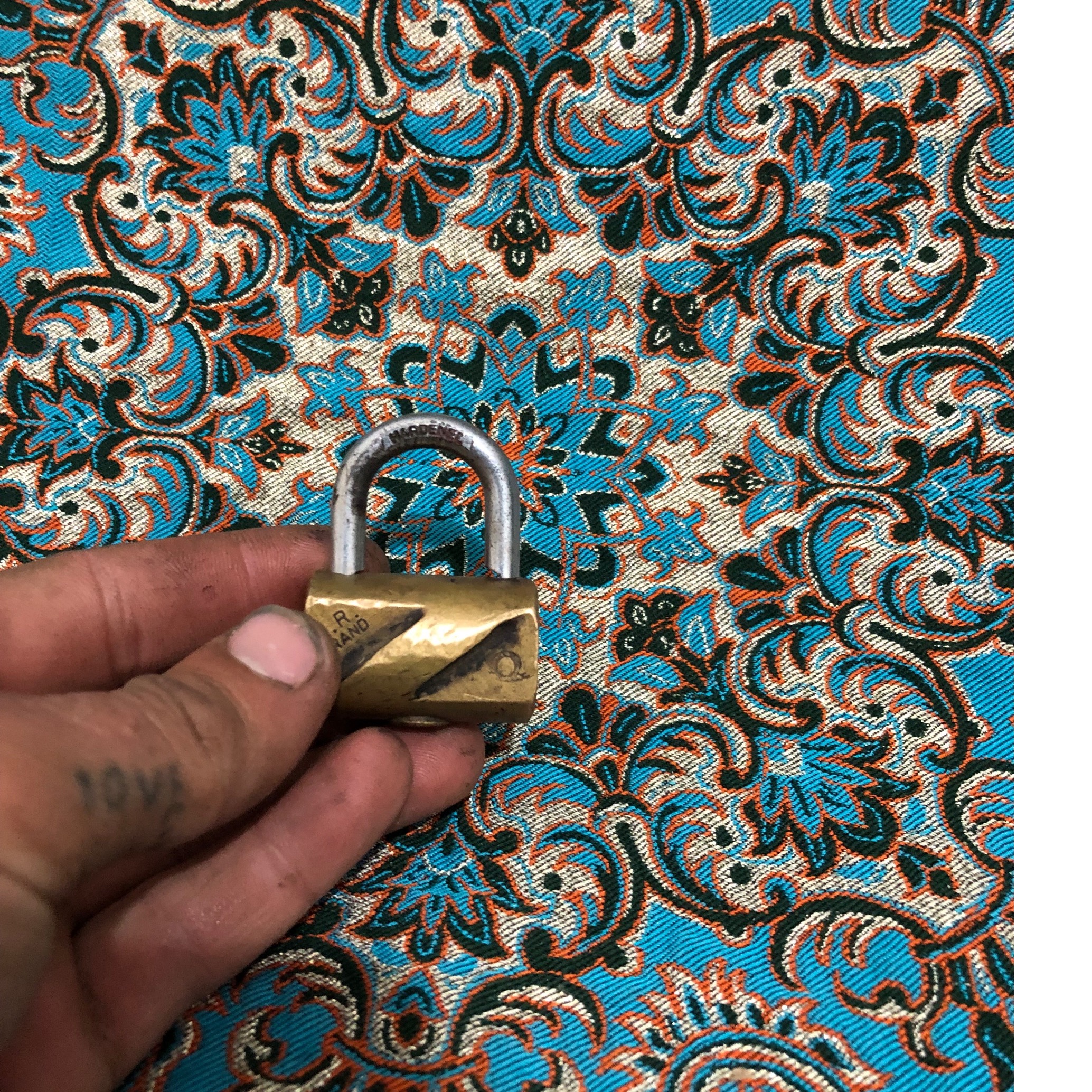 قفل قدیمی شکل زیبا آنتیک