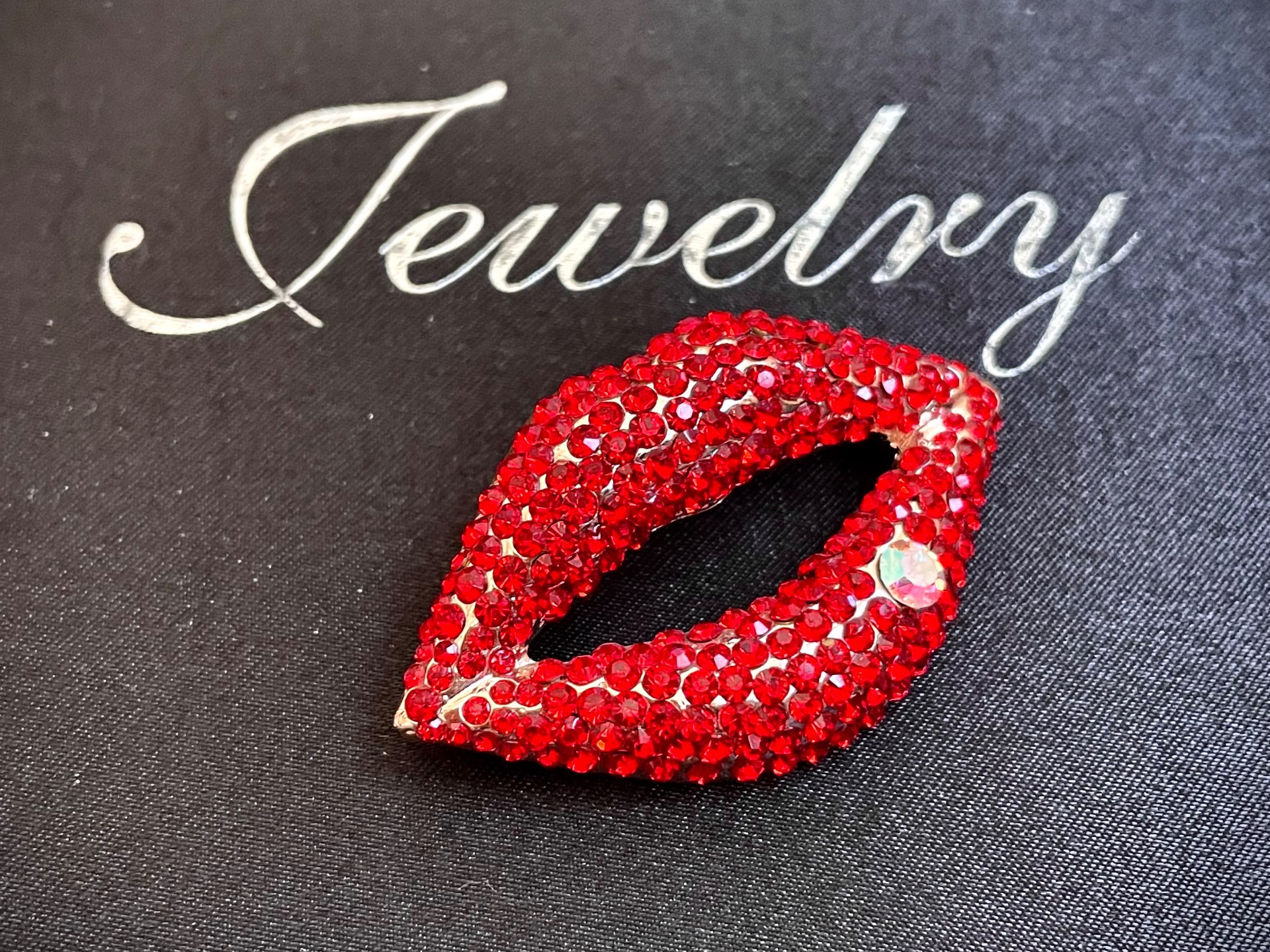 گل سینه طرح لب (کیفیت بالا)