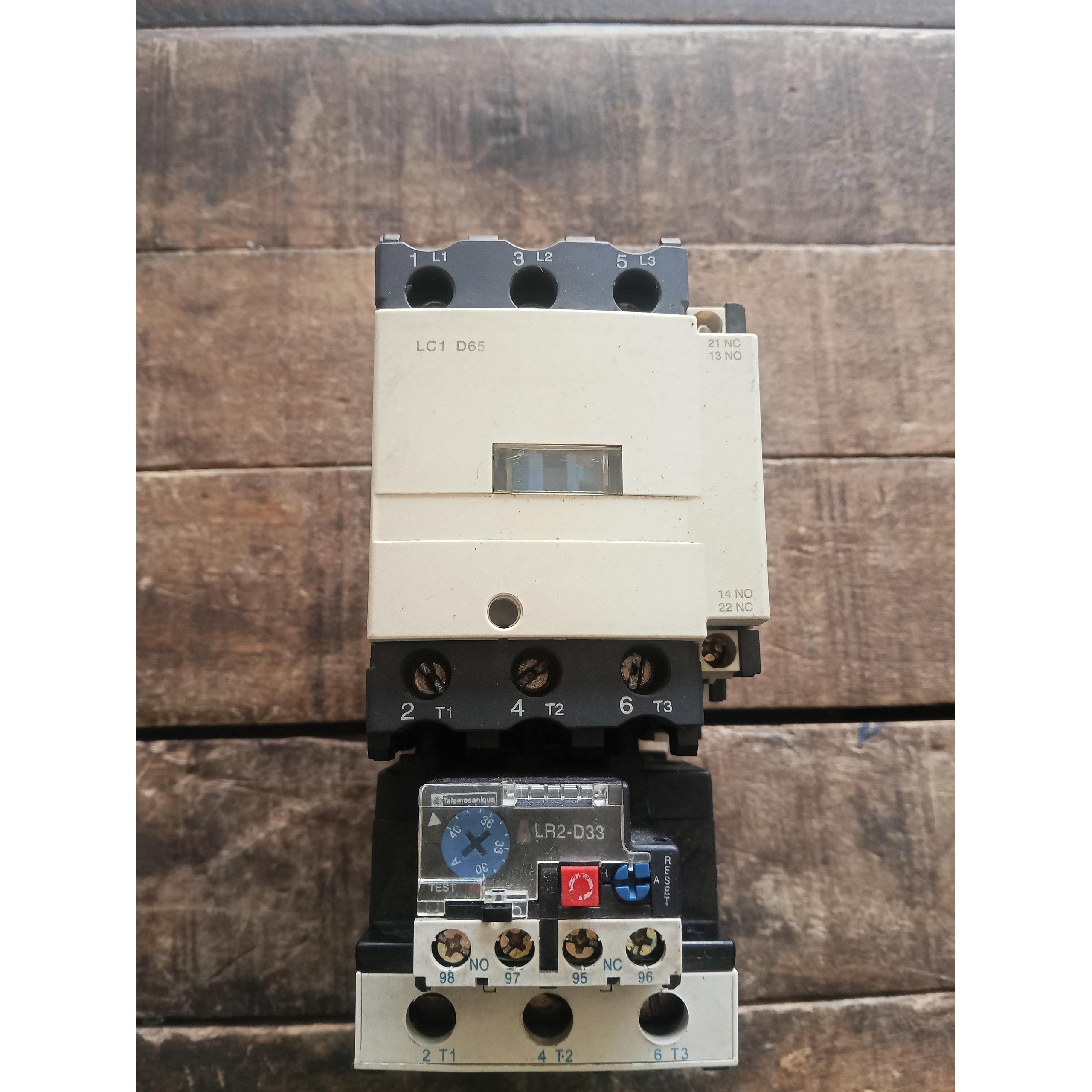 کنتاکتور و بیمتال تله مکانیک65