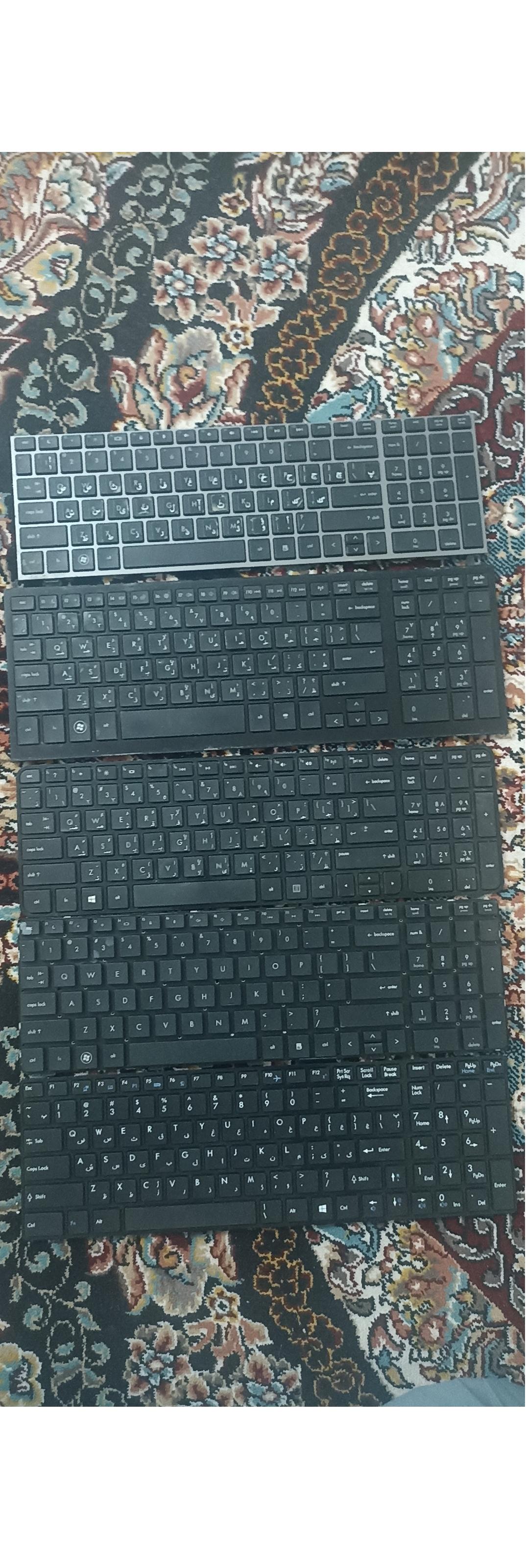 تعداد 10 عدد انواع کیبورد لپ تاپ