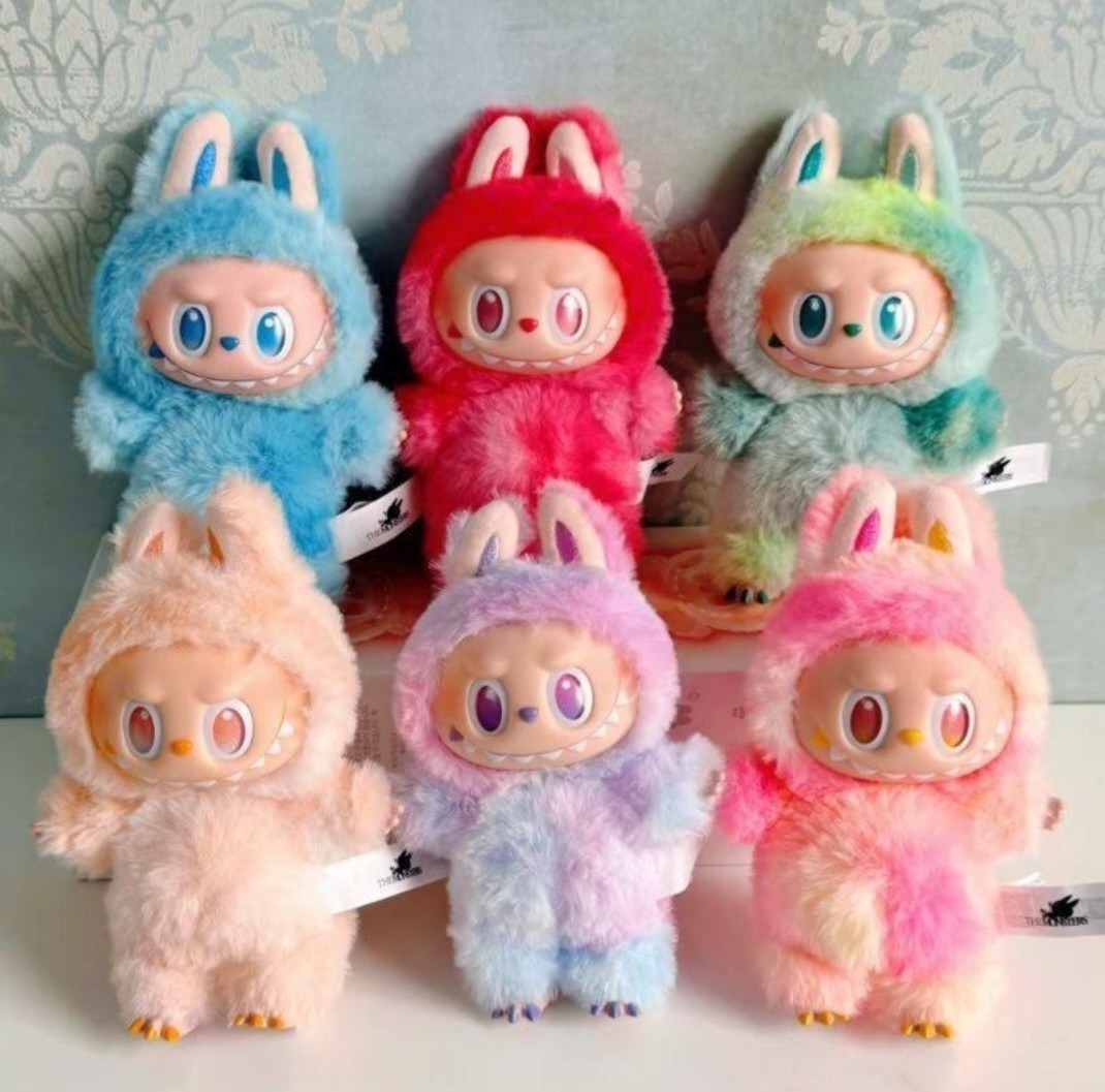 10 عدد عروسک لبوبو دو رنگ مدل انرژی