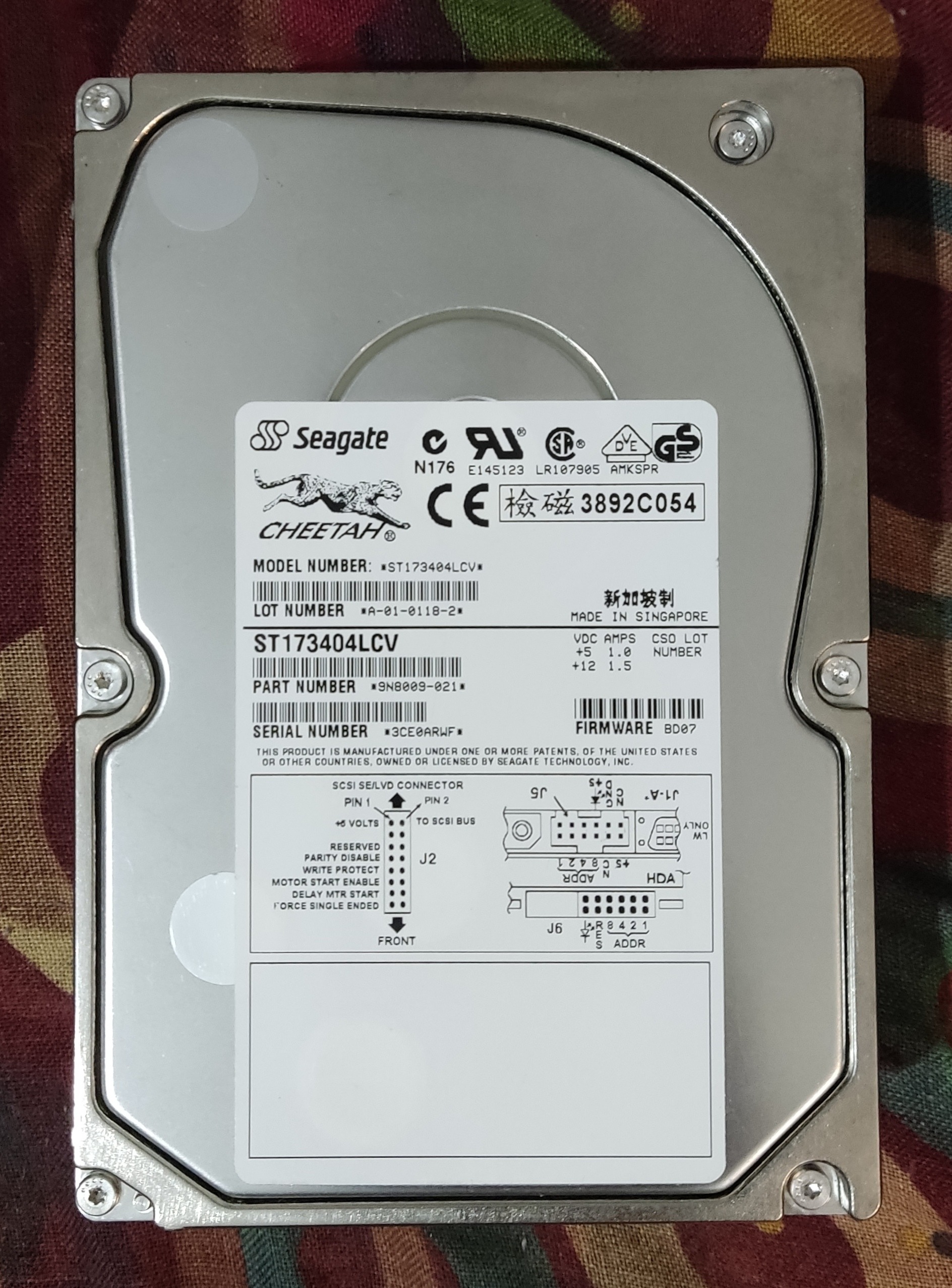 هارد اسکازی سیگیت 10000 دور
