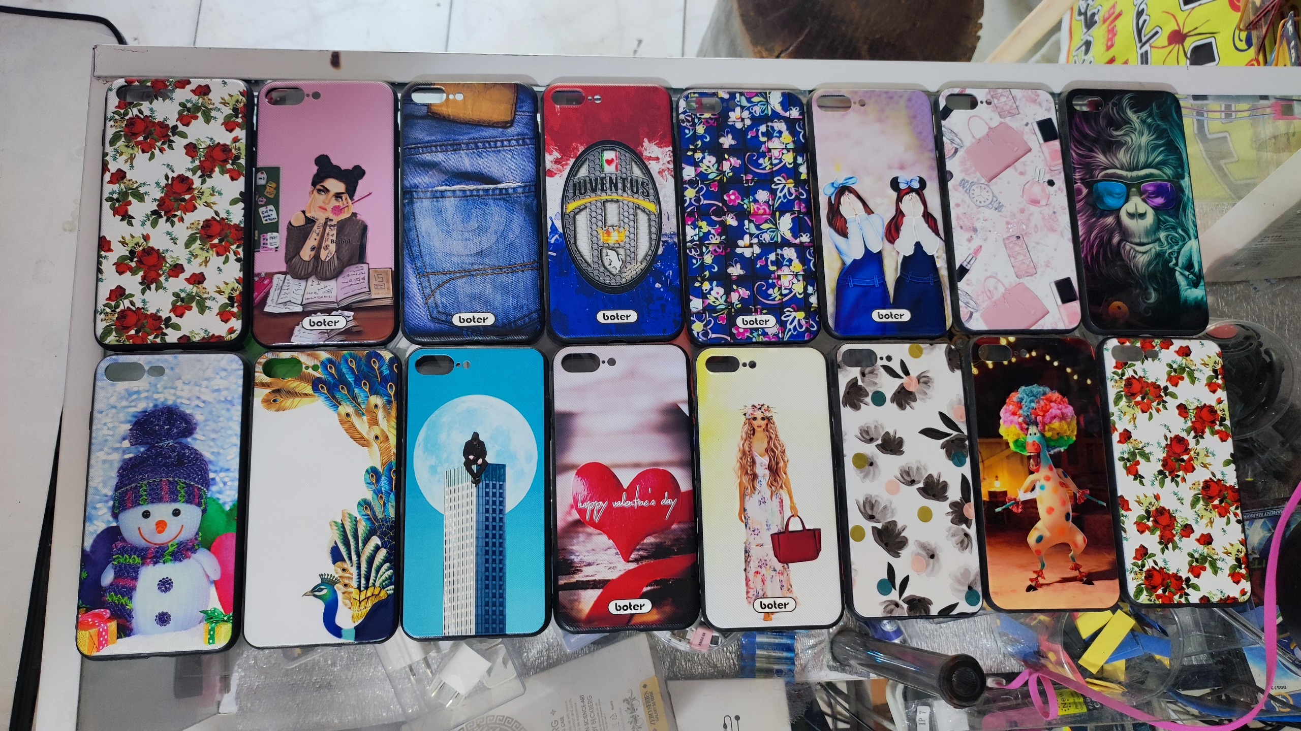 پک 5عددی iPhone 7 plus iphone 8 plus طرحدار