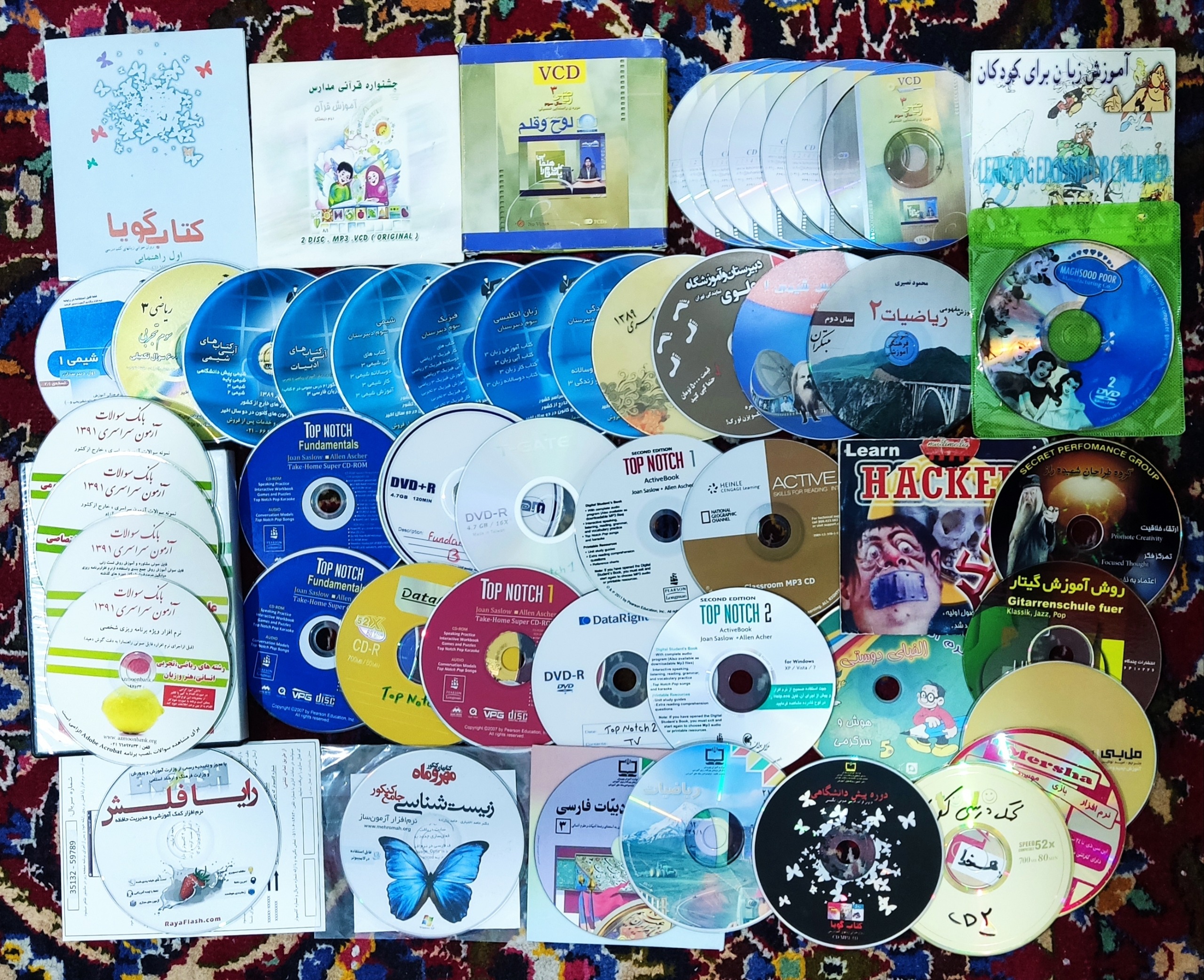 مجموعه کمک درسی، آموزشی و زبان انگلیسی
