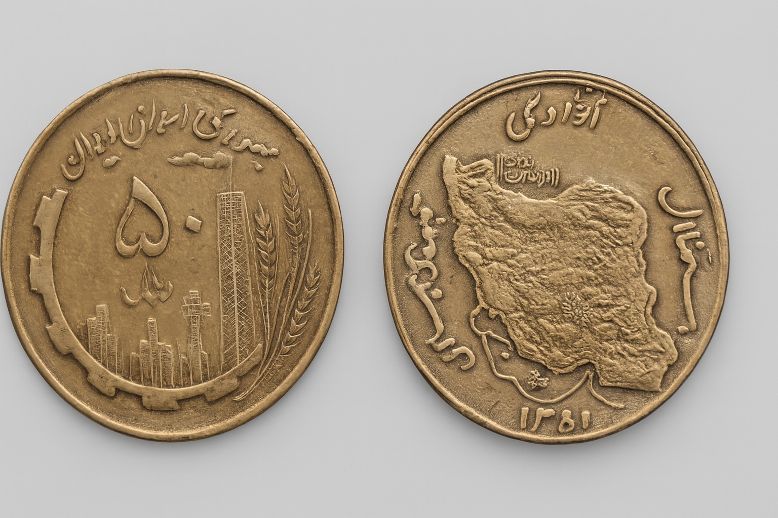 سکه 5 ریالی ضرب 1359