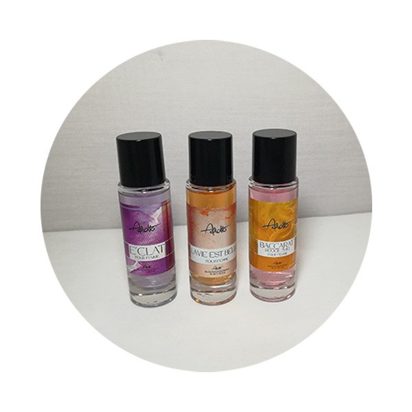 پکیج عطر زنانه پرفیوم با 3 رایحه معروف مارک آدولفو