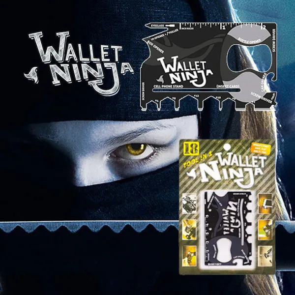 آچار و ابزار کارتی 18 کاره فولادی نینجا