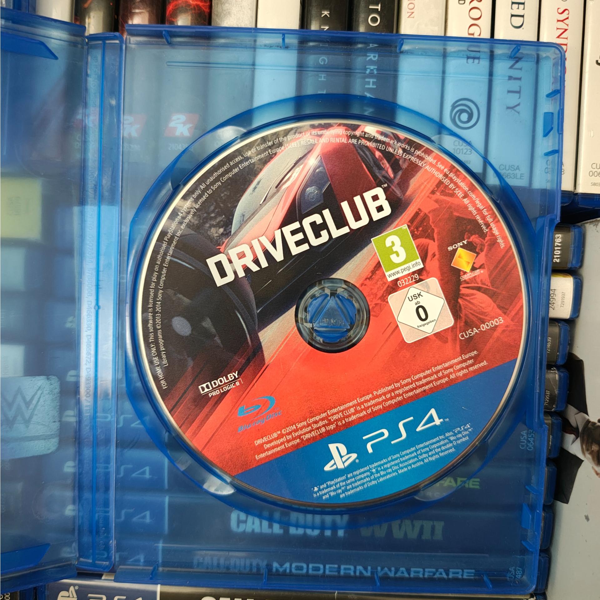 Drive club کارکرده توضیحات دارد