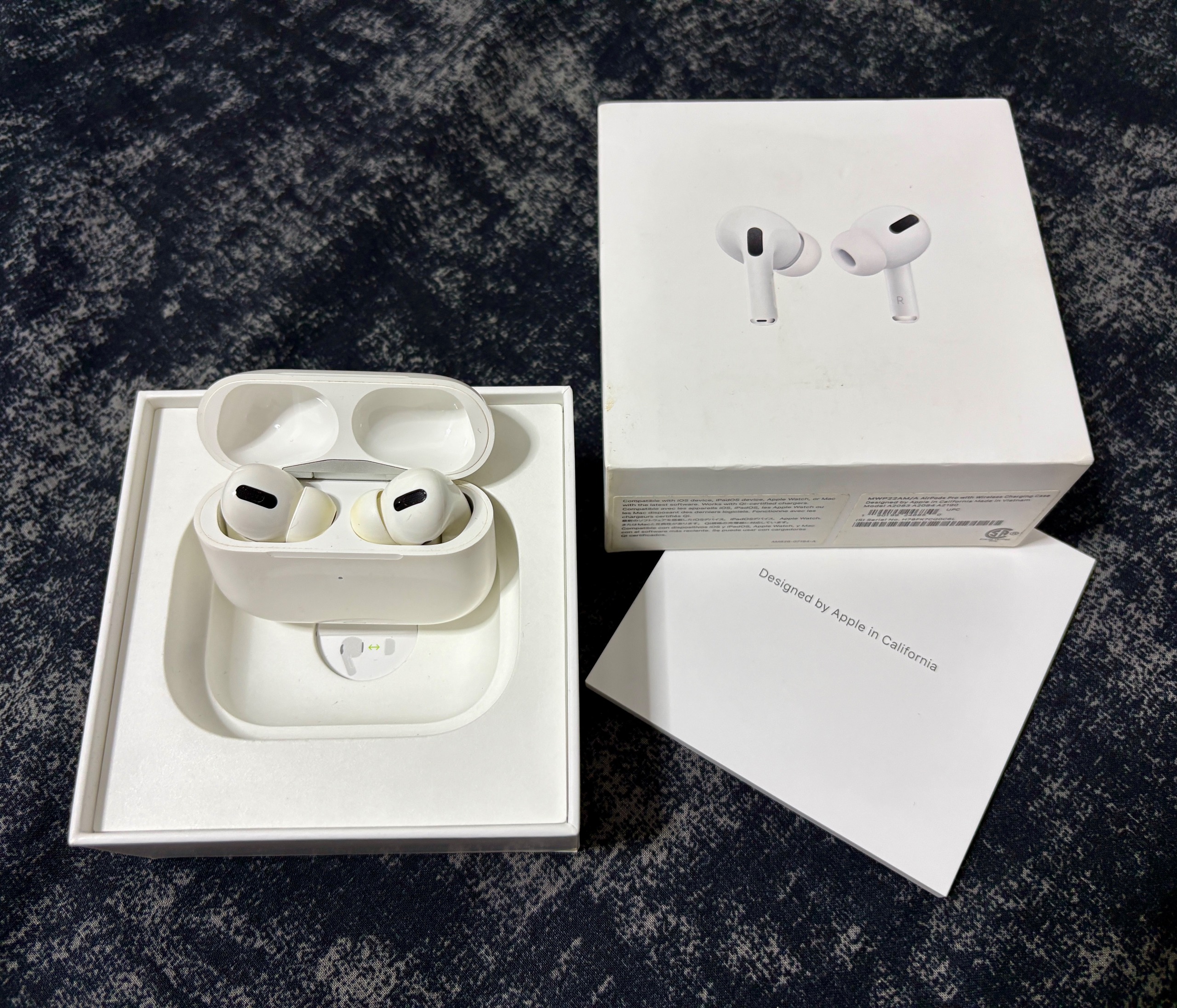 AirPods Pro Gen 1 جعبه سری کامل 2 کاور هدیه