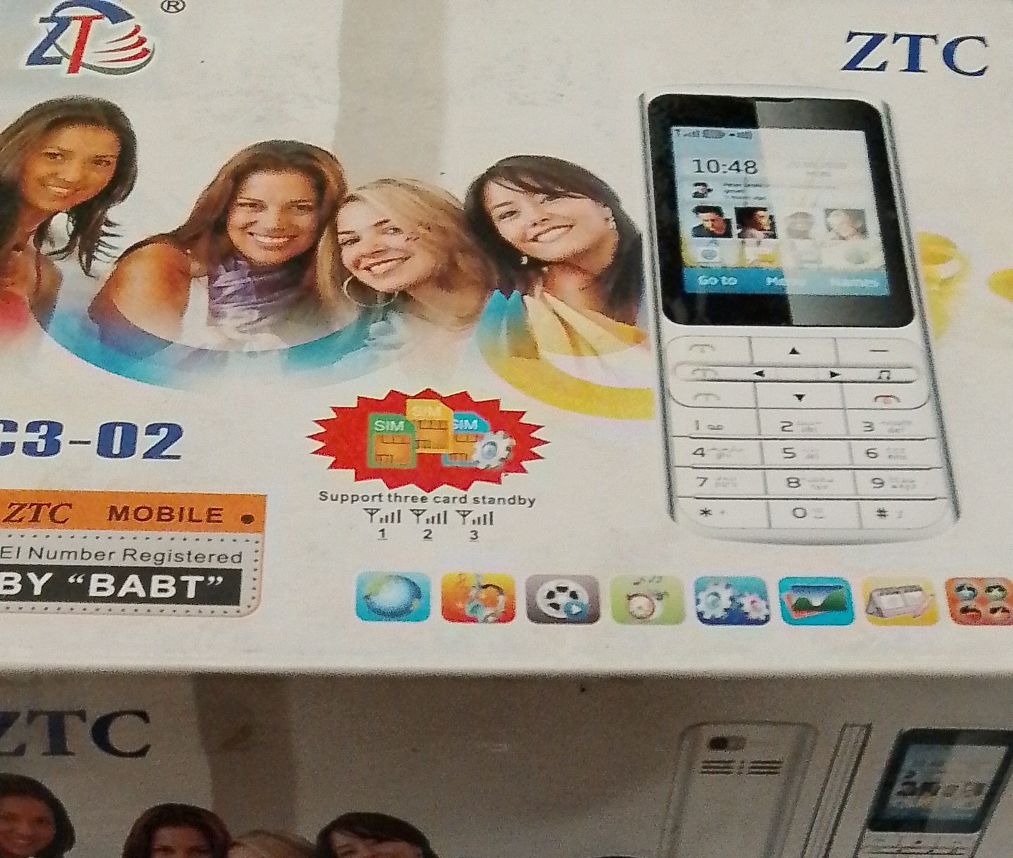 کارتن گوشی ZTC