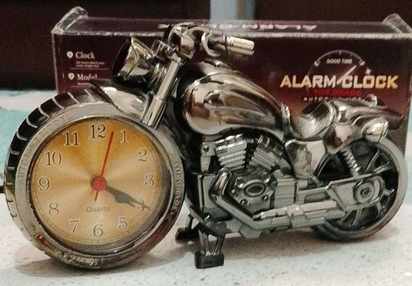 ساعت الارام دارطرح موتور سیکلت