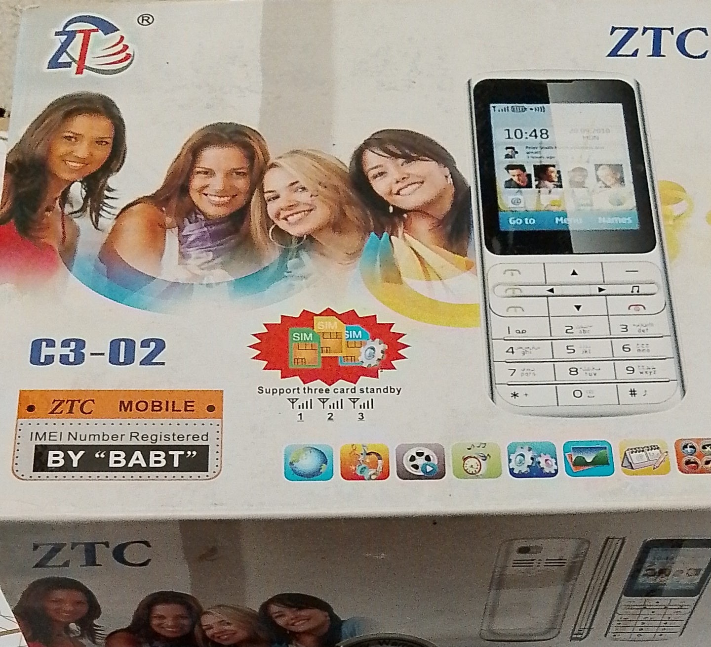 کارتن گوشی ZTCچینی