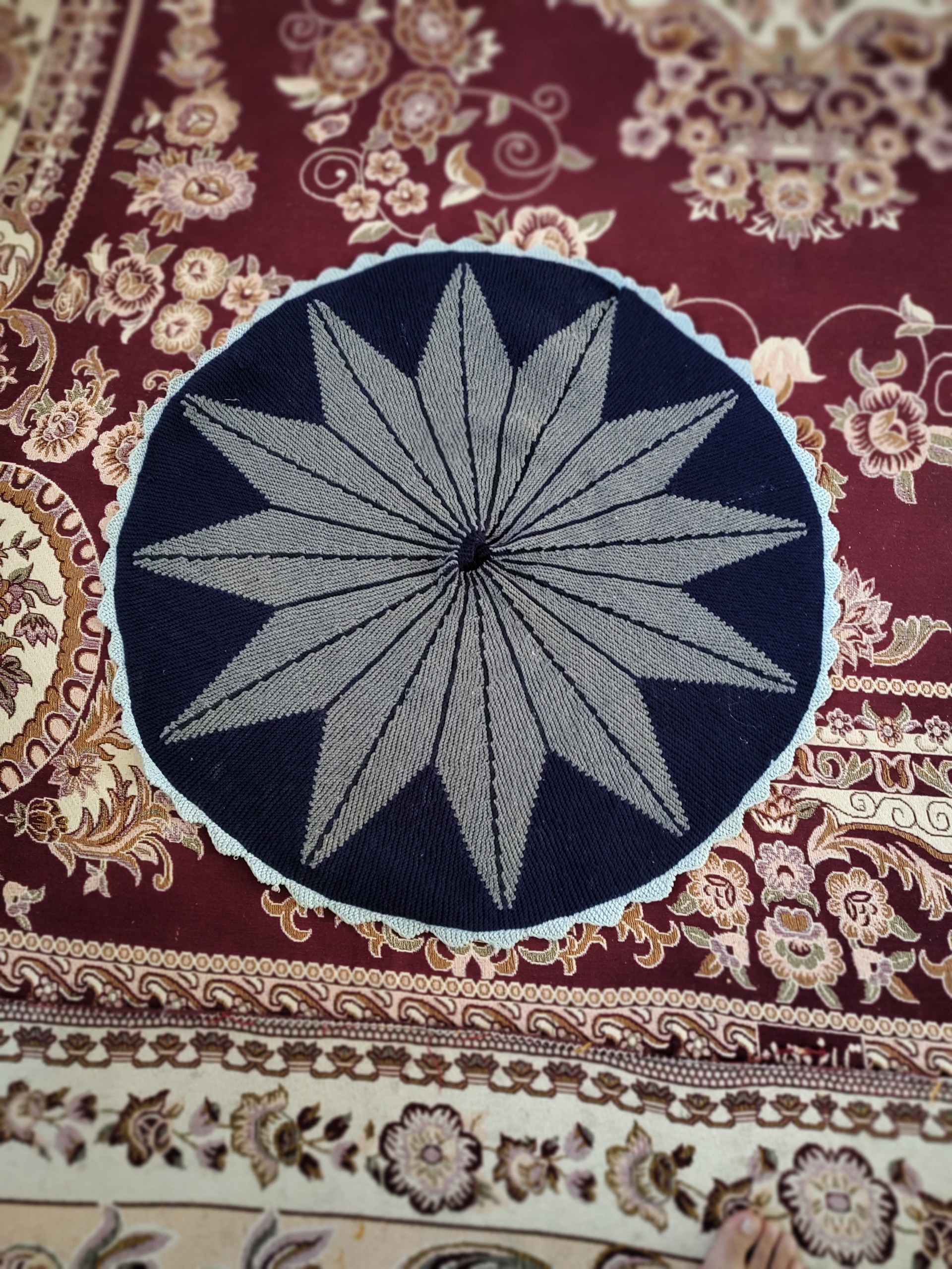 پادری دستباف کاموایی
