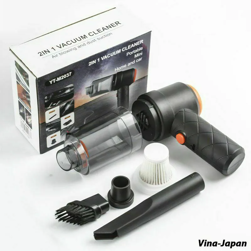 جارو شارژی تفنگی 2 کاره خودرو