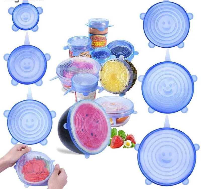 درپوش سیلیکونی 6تایی