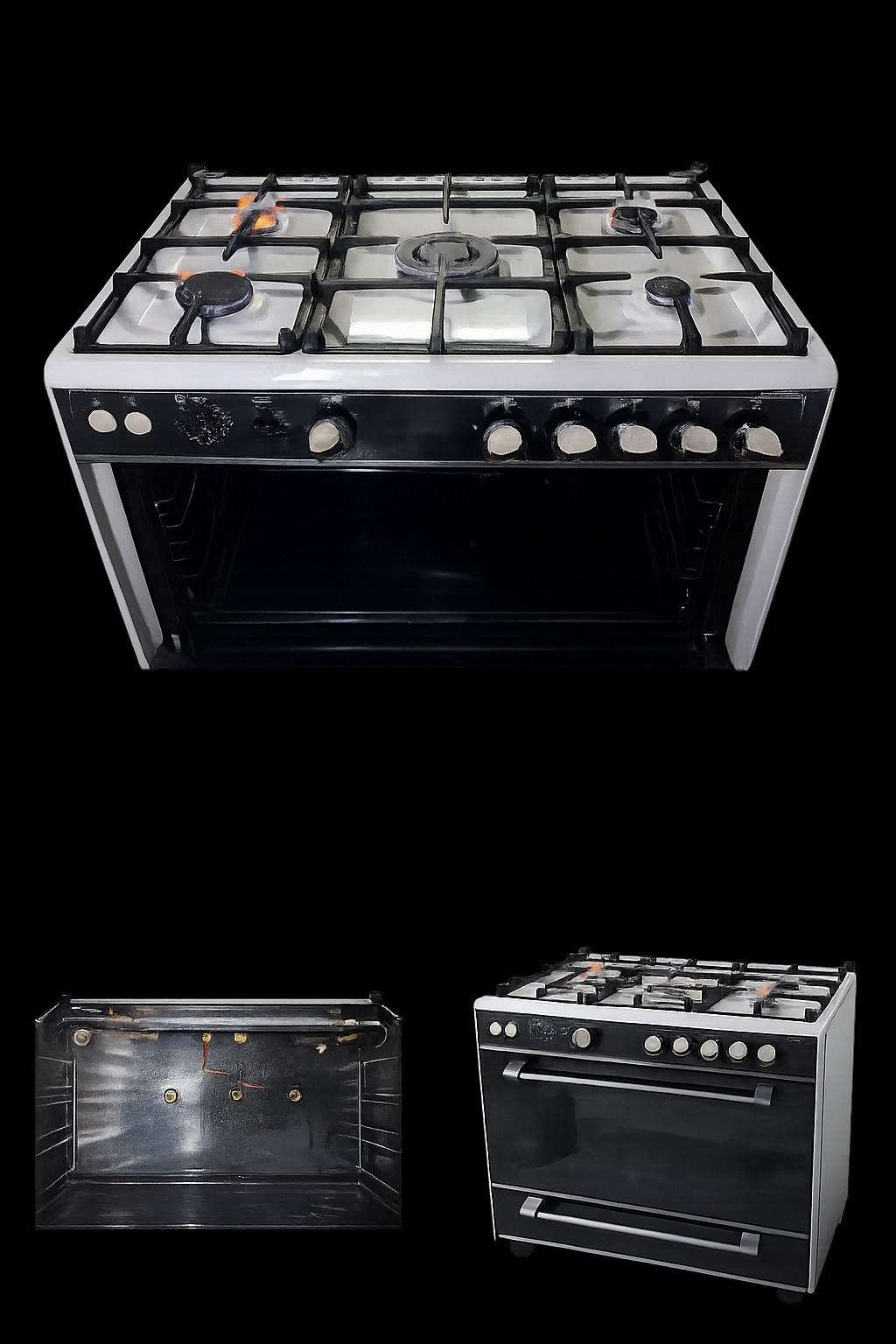 اجاق گاز فر دار مارک رولکس