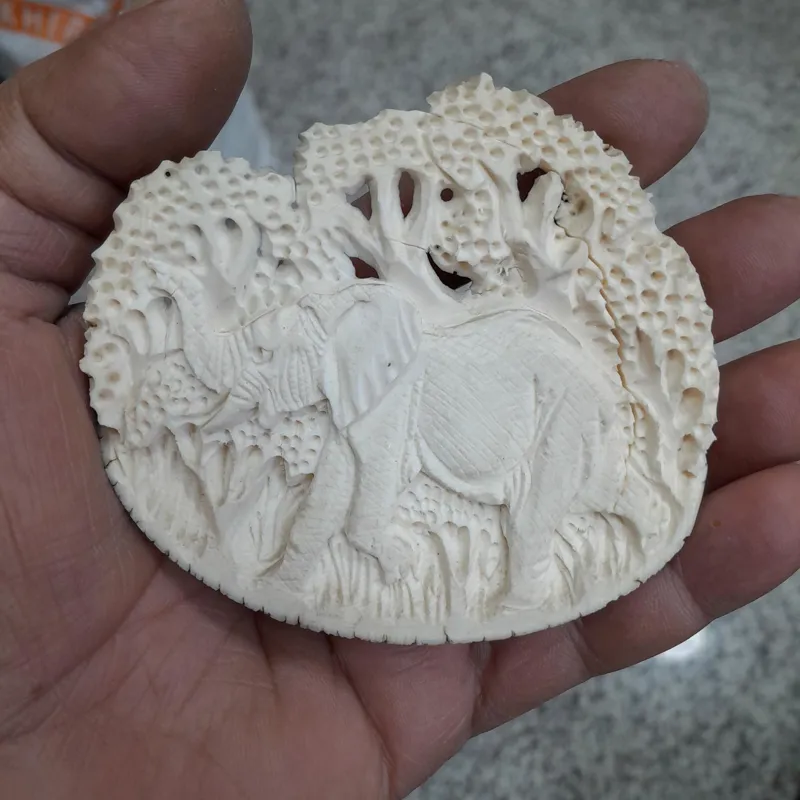 مجسمه عالی استخوون یا عاج توضیح خوانده