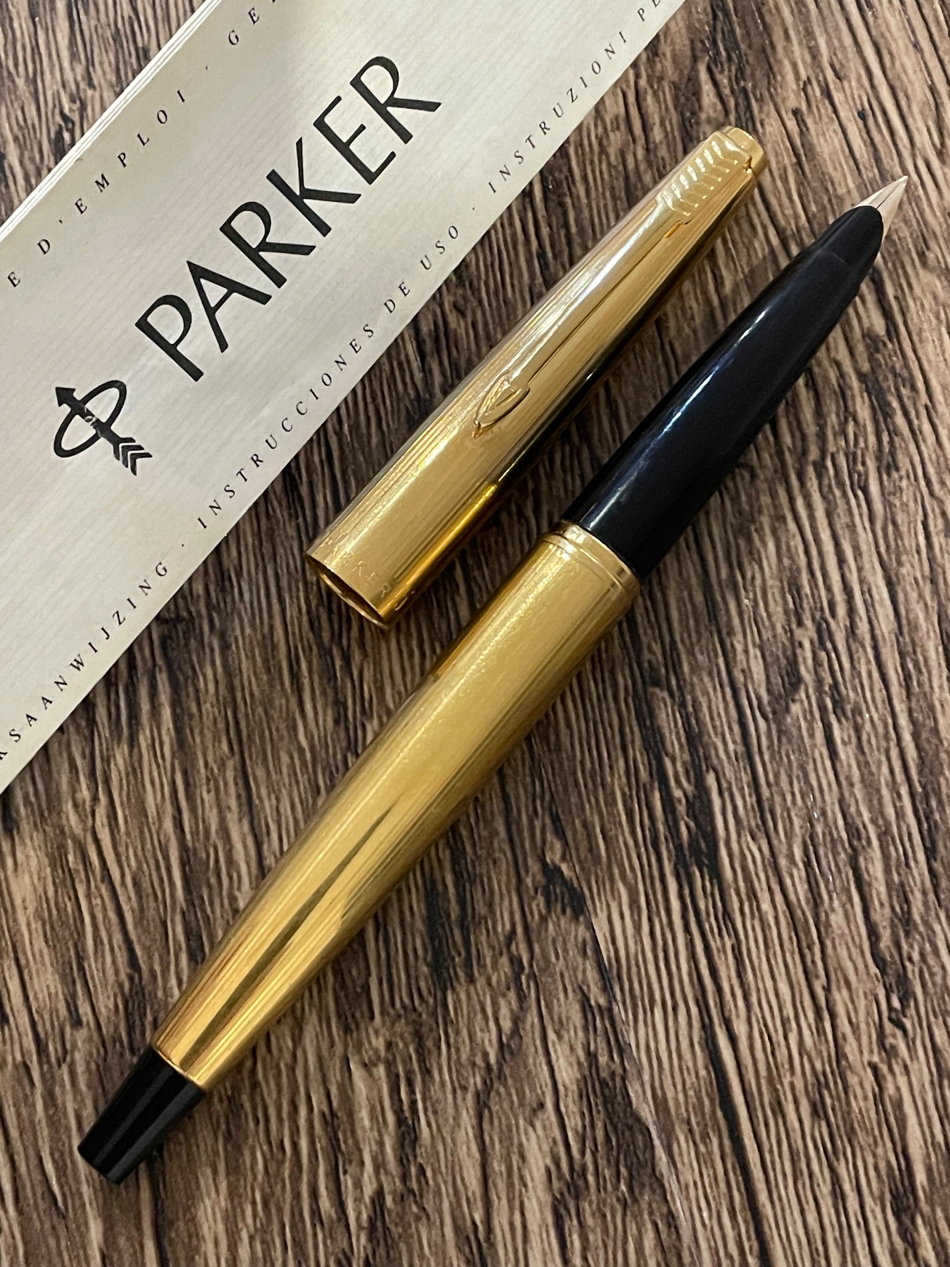 خودنویس آنتیک پارکر 45 تمام روکش طلا آمریکا