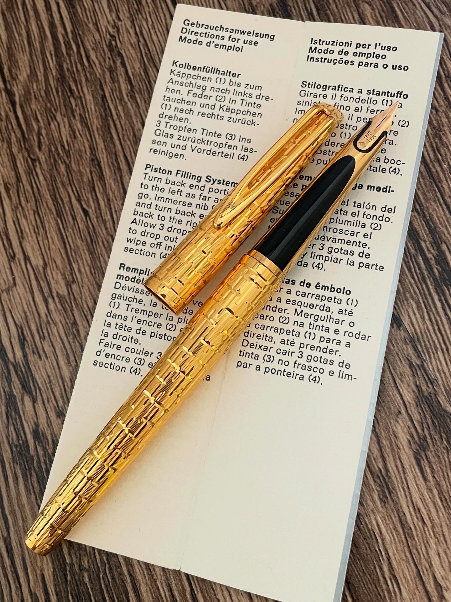 خودنویس نایاب و آنتیک واترمن cf کروکدیل