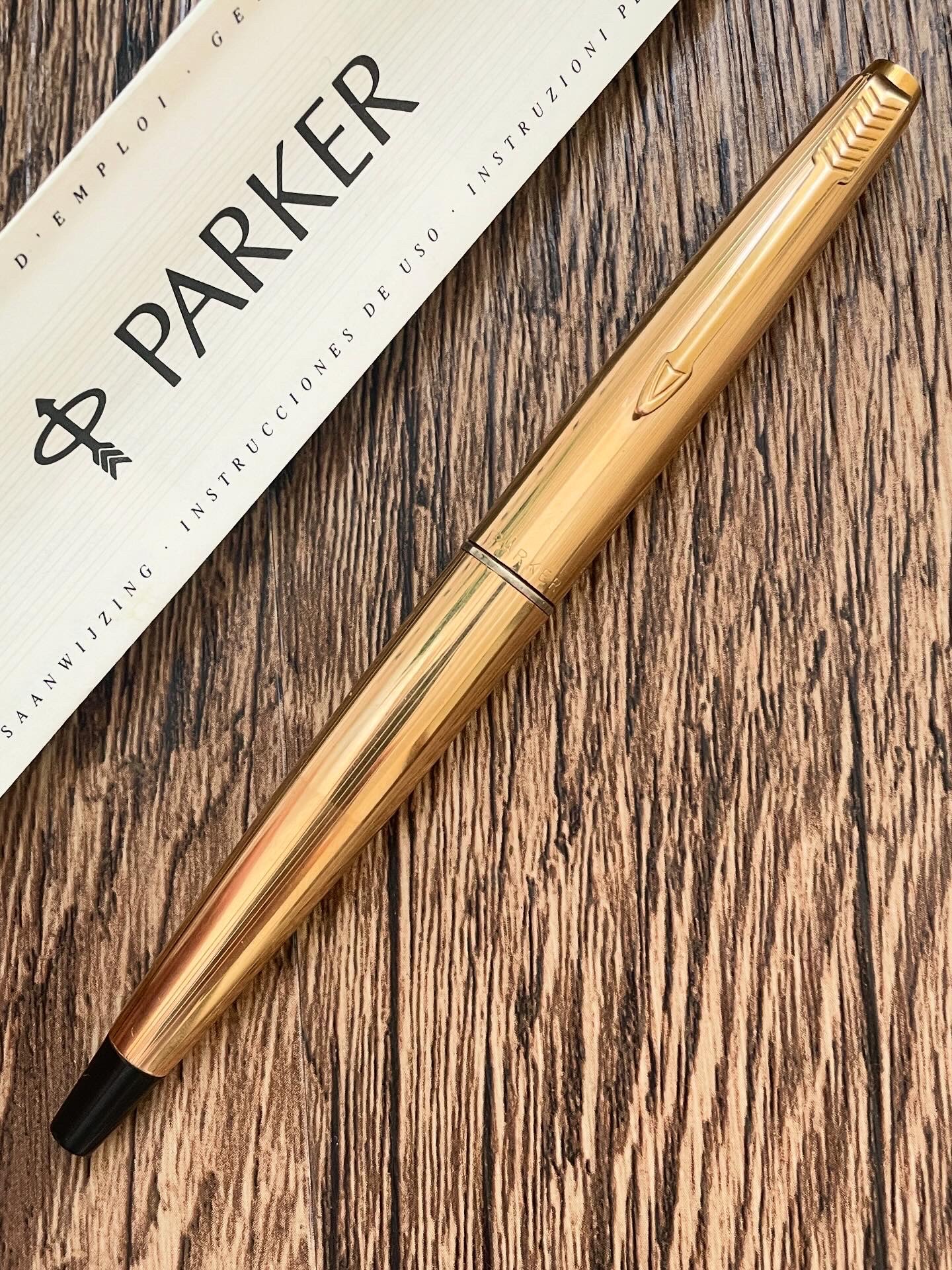 خودنویس آنتیک و کمیاب پارکر 45 روکش طلا