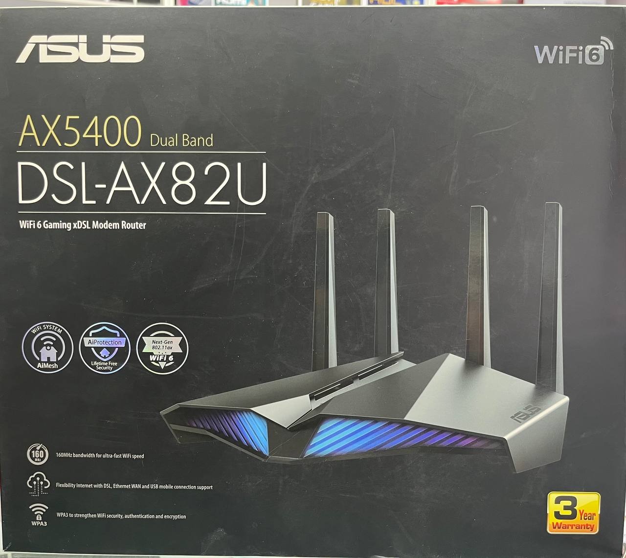مودم روتر بی سیم گیمینگ ایسوس DSL-AX82U