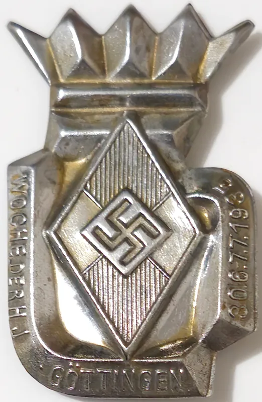 مدال بج هفته جوانان هیتلری شهر گوتینگن آلمان نازی