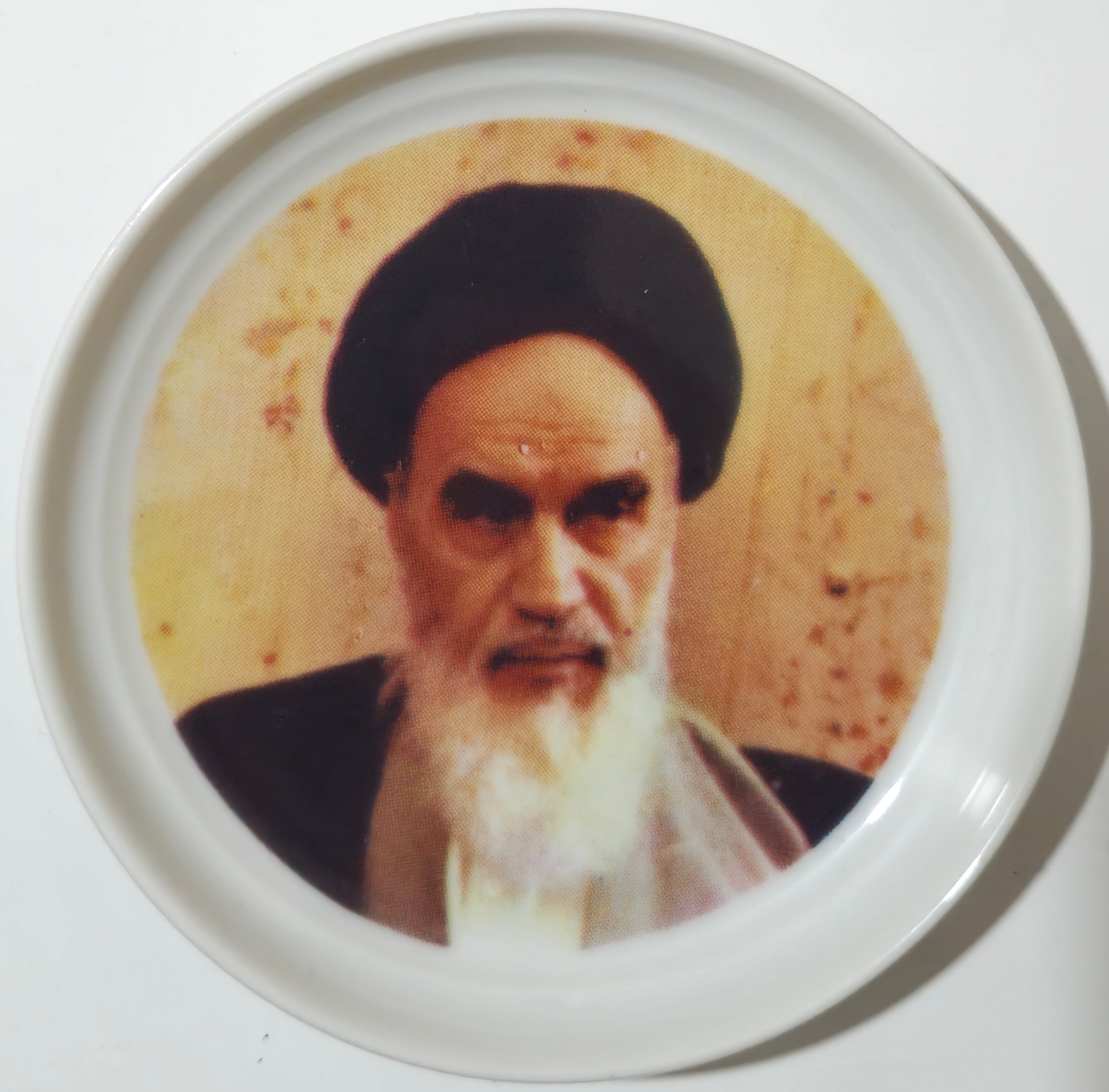 ظرف نعلبکی سرامیک امام خمینی چینی پارس اول انقلاب