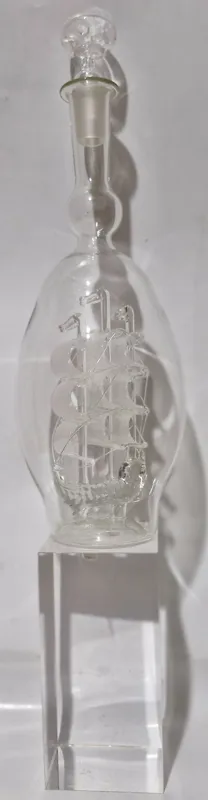 مجسمه ماکت  دستساز کشتی ساخت انگلیس دوره پهلوی