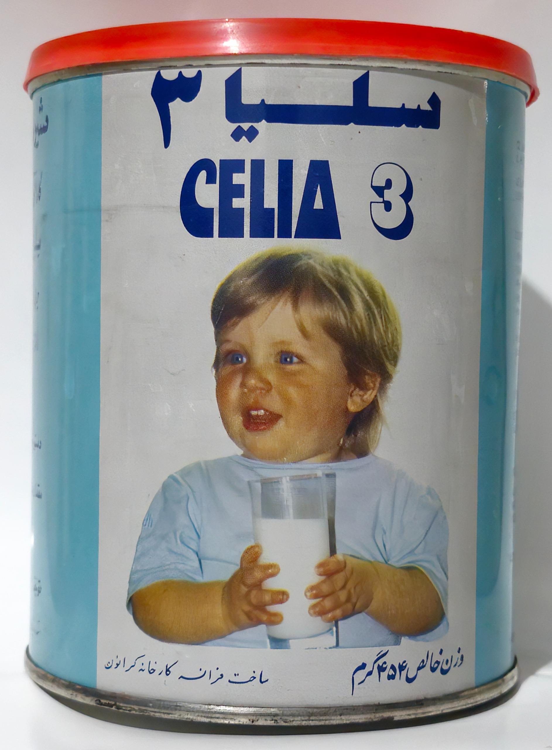 قوطی قدیمی شیر خشک سلیا 3 CELIA ساخت فرانسه