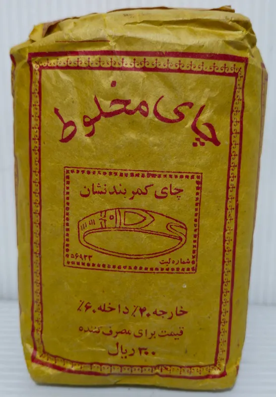 بسته پر چای پشکل نشان مخلوط اول انقلاب