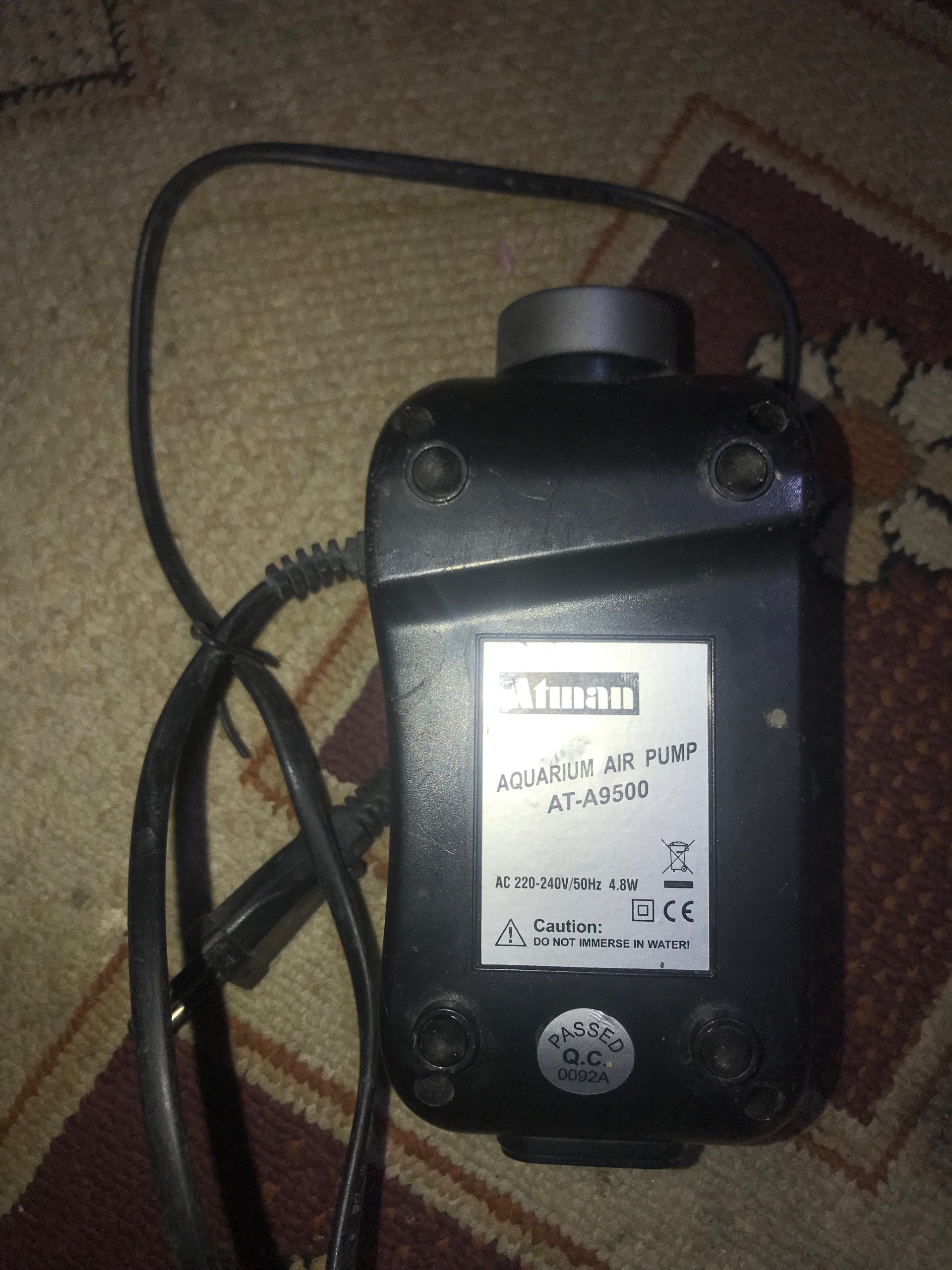پمپ هوا دو خروجی At-A9500 آتمن
