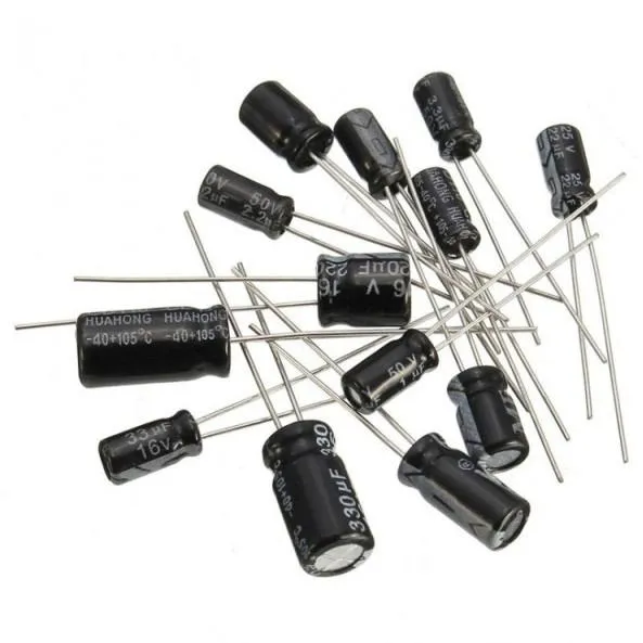 خازن الکترولیتی 1uF / 50V (بسته 50تایی)