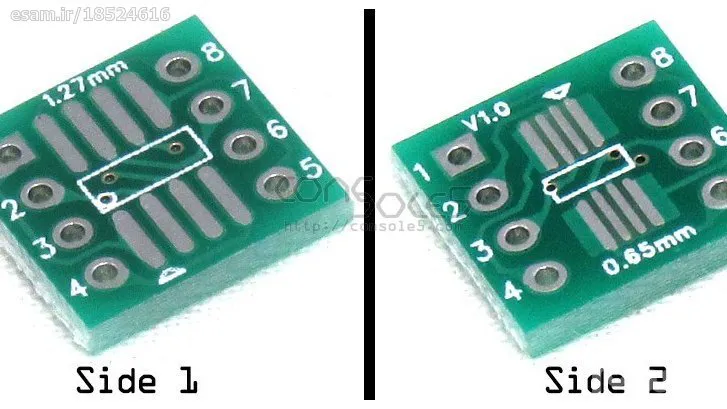 بسته 10 تایی تبدیل SMD به DIP پکیج SOP8 SSOP8