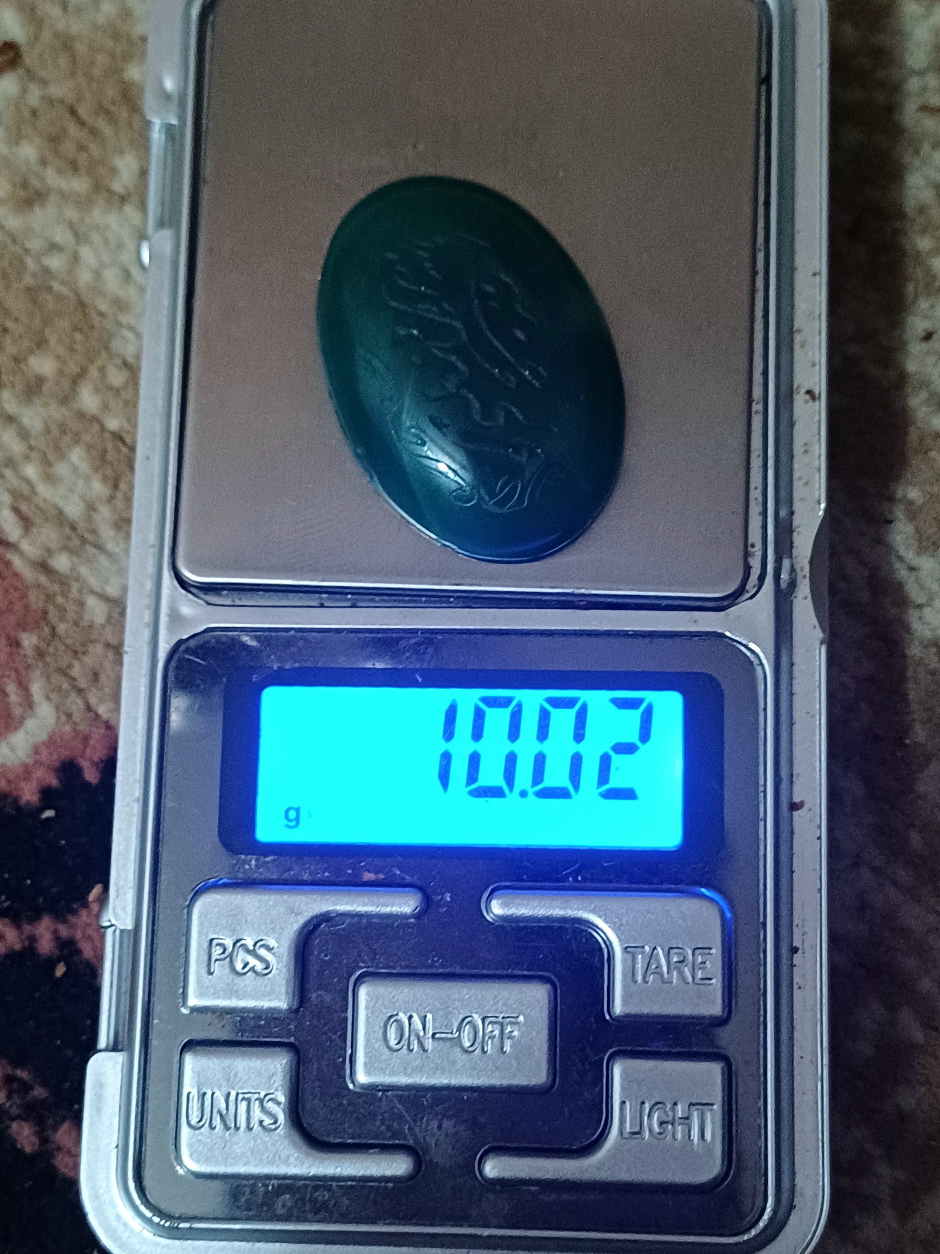 سنگ عقیق اصل سبز