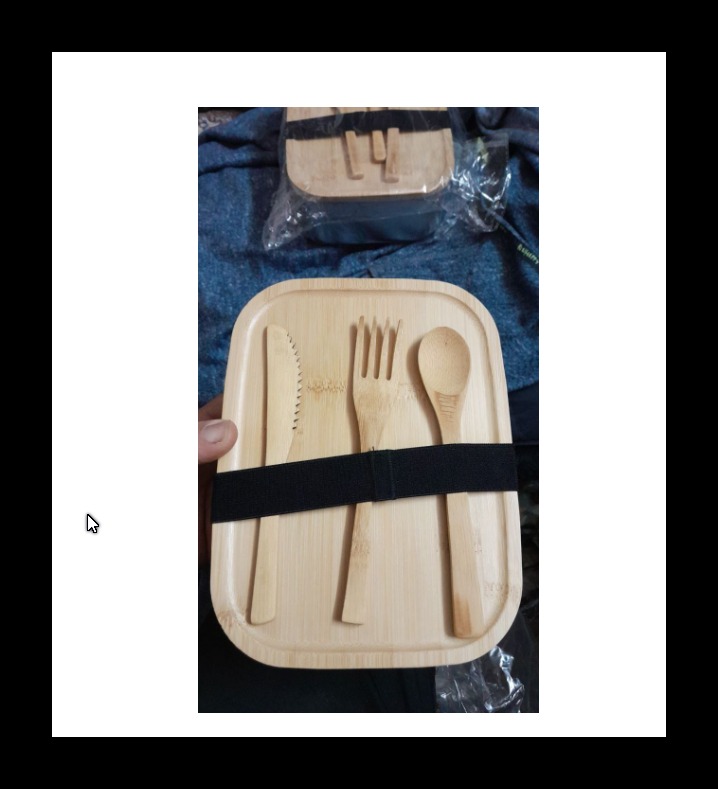 ظرف غذا (بامبو) لانچ باکس. Lunchbox -(وارداتی