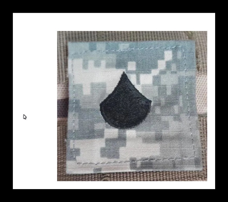 طبق عکس-درجه نظامی ارتش(USA) specialist)