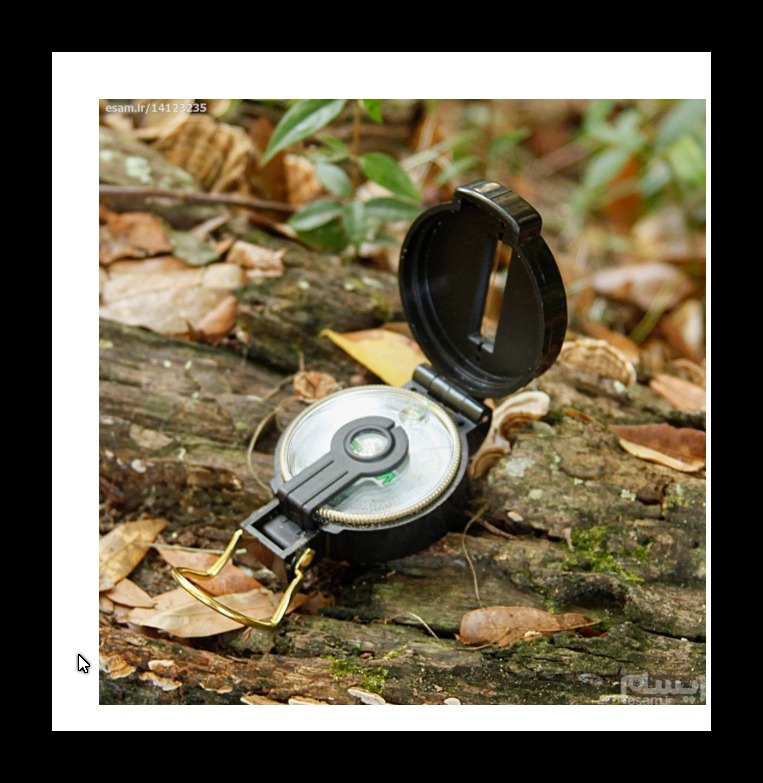 قطب نما Liquid Filled Metal Lenstatic Compass From