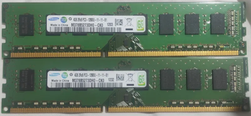 رم کامپیوتر دسکتاپ Samsung 4GB DDR3 PC3-12800U