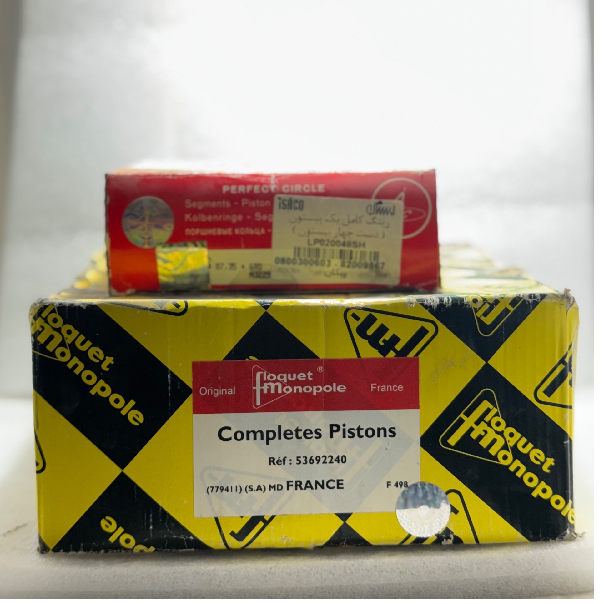 مجموعه پیستون و رینگ اورجینال فرانسه مناسب پیکان