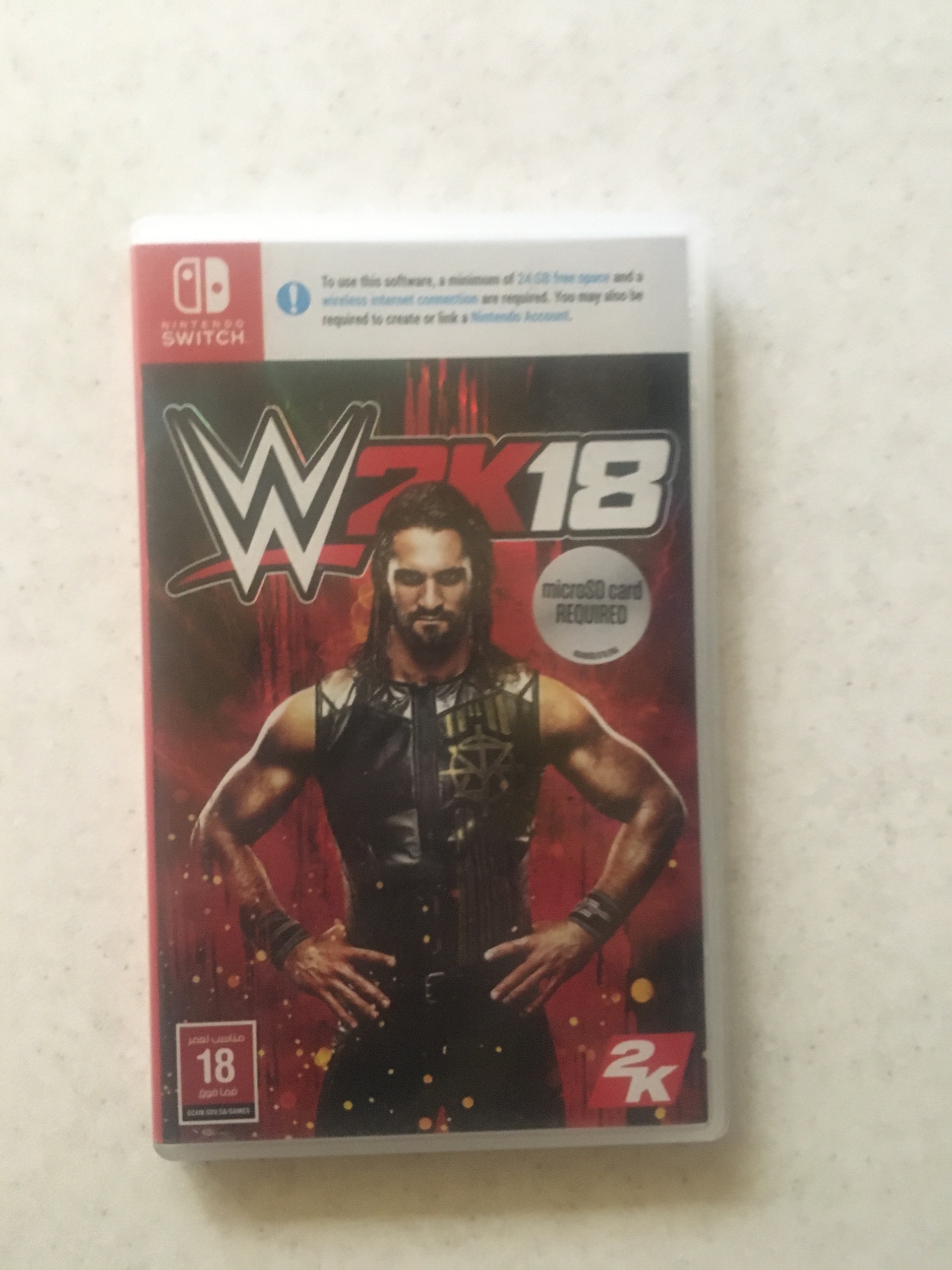 کارکرده WWE 2k18 Nintendo switch