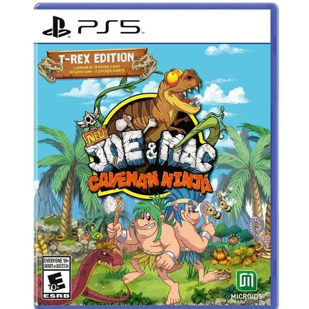 پلمپ اکبند New Joe and Mac Caveman Ninja T-Rex PS5