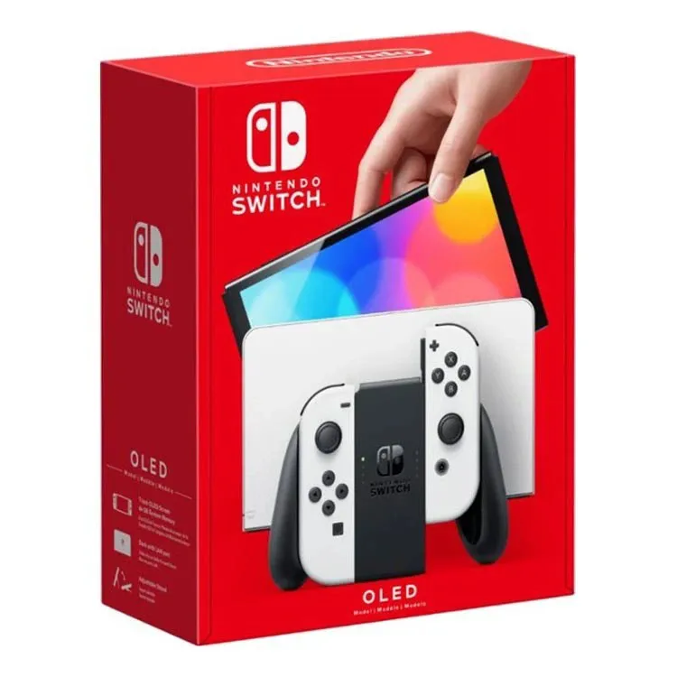  نینتندو سوییچ سفید اکبند Nintendo Switch OLED